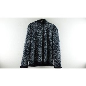 Faded Glory Women's ANIMAL PRINT  Full Zip Jacket XL‎